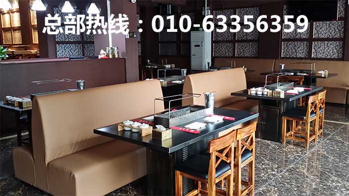 很久以前烧烤桌椅定做加工_黑金烤漆烧烤桌
