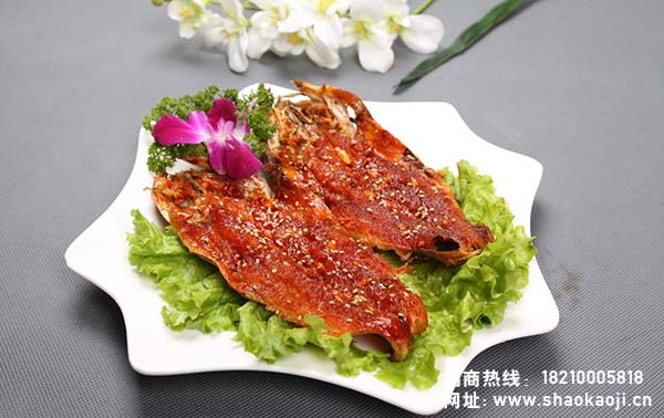 韩国烧烤 煎鸡肉