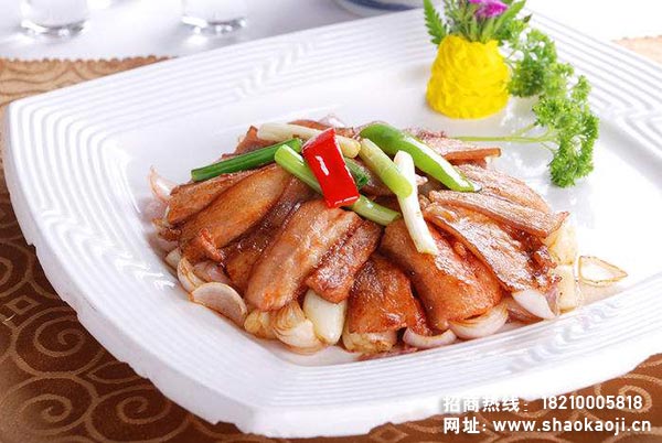 韩国烧烤 煎五花肉