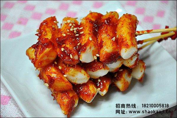 韩国烧烤 羊羔串