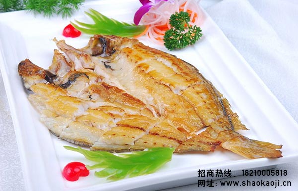 韩国烧烤 黄花鱼