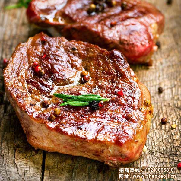 韩国烧烤 煎上脑肉