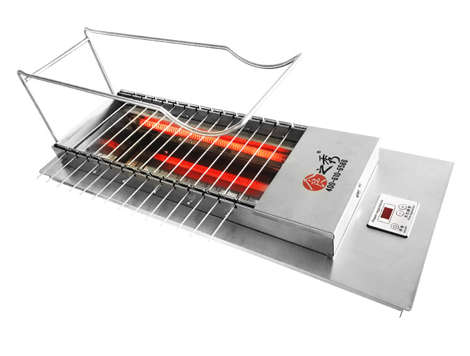 食之秀14串商用电烤炉 全自动翻转电烧烤炉 多功能电烤串炉