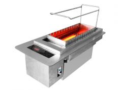 食之秀新款触摸屏电烤炉 商用自动电烤炉 自动旋转电热烧烤炉