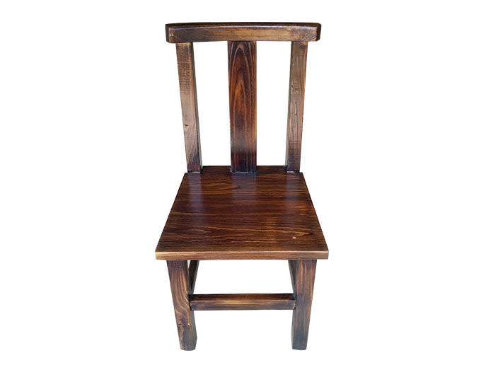 食之秀碳化木单椅 专业烧烤桌椅批发定做 实木烧烤桌椅批发