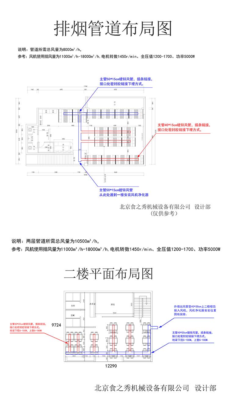 烧烤店排烟通风系统设计施工